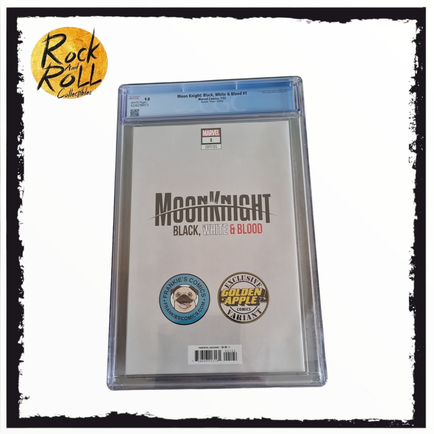 Marvel Comics 7/22 - Moon Knight: Black, White & Blood #1 Barends "Virgin" Edition - CGC 9.8