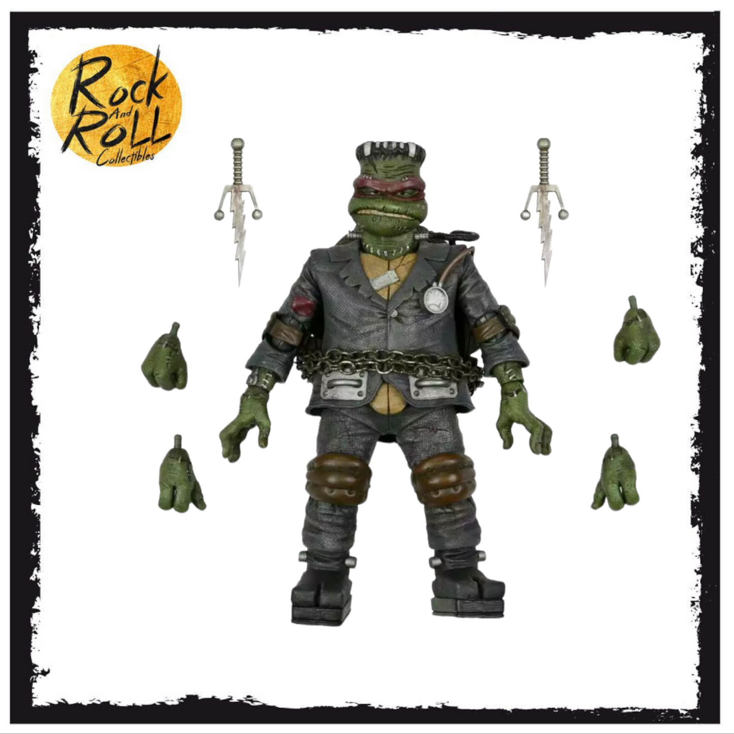 Raphael As Frankenstein's Monster - Teenage Mutant Ninja Turtles - Ultimate Action Figure - NECA - 9/10