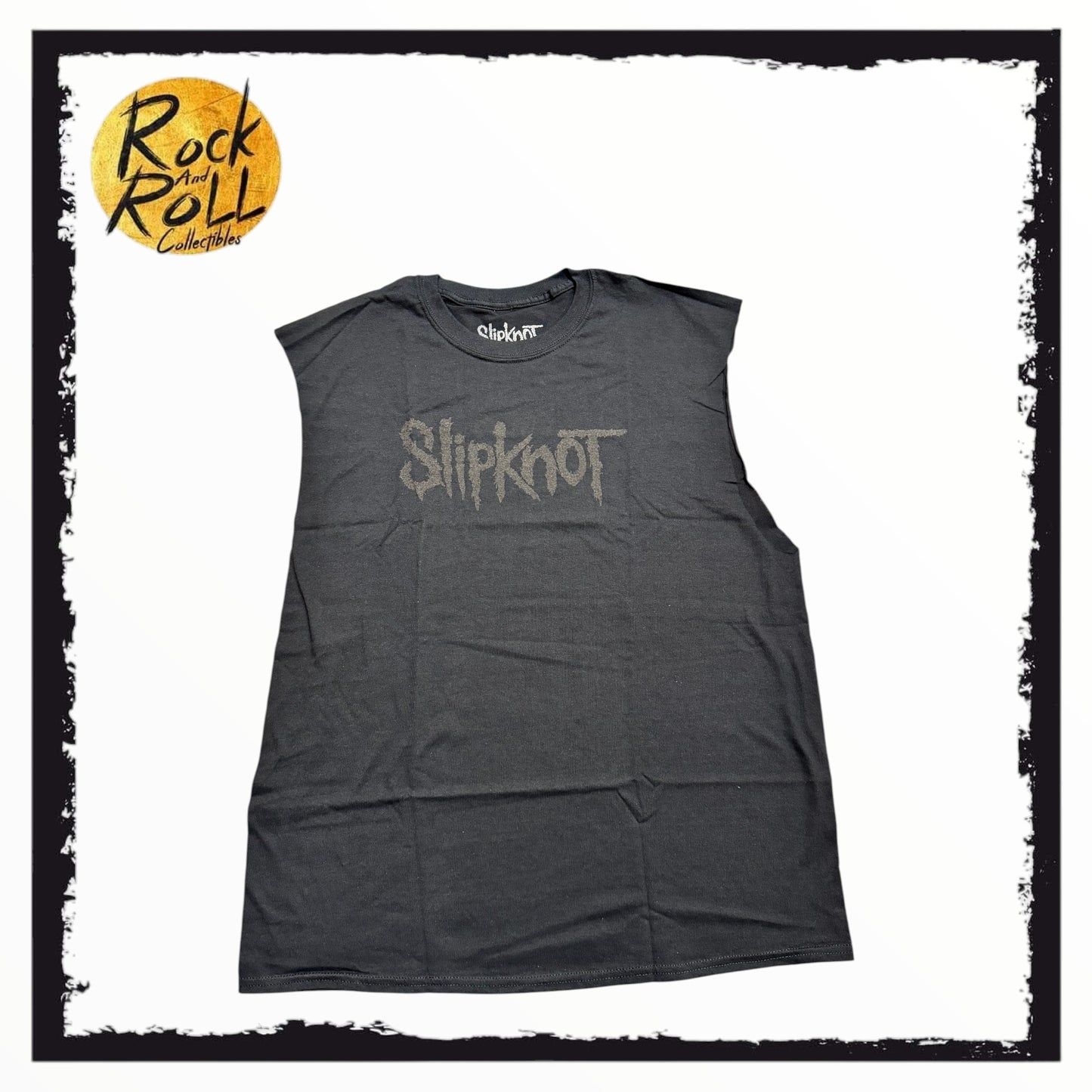 Slipknot - Black Logo Muscle Tank Top