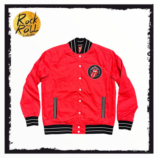Rolling Stones Red Bomber Jacket 50 Years Official Merchandise - XL