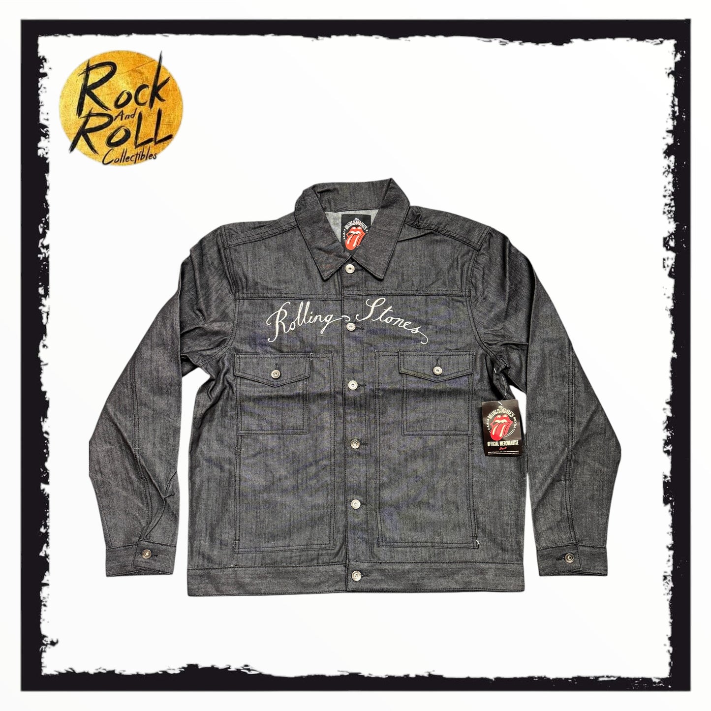 Rolling Stones Denim Jacket 50 Years Official Merchandise - XL
