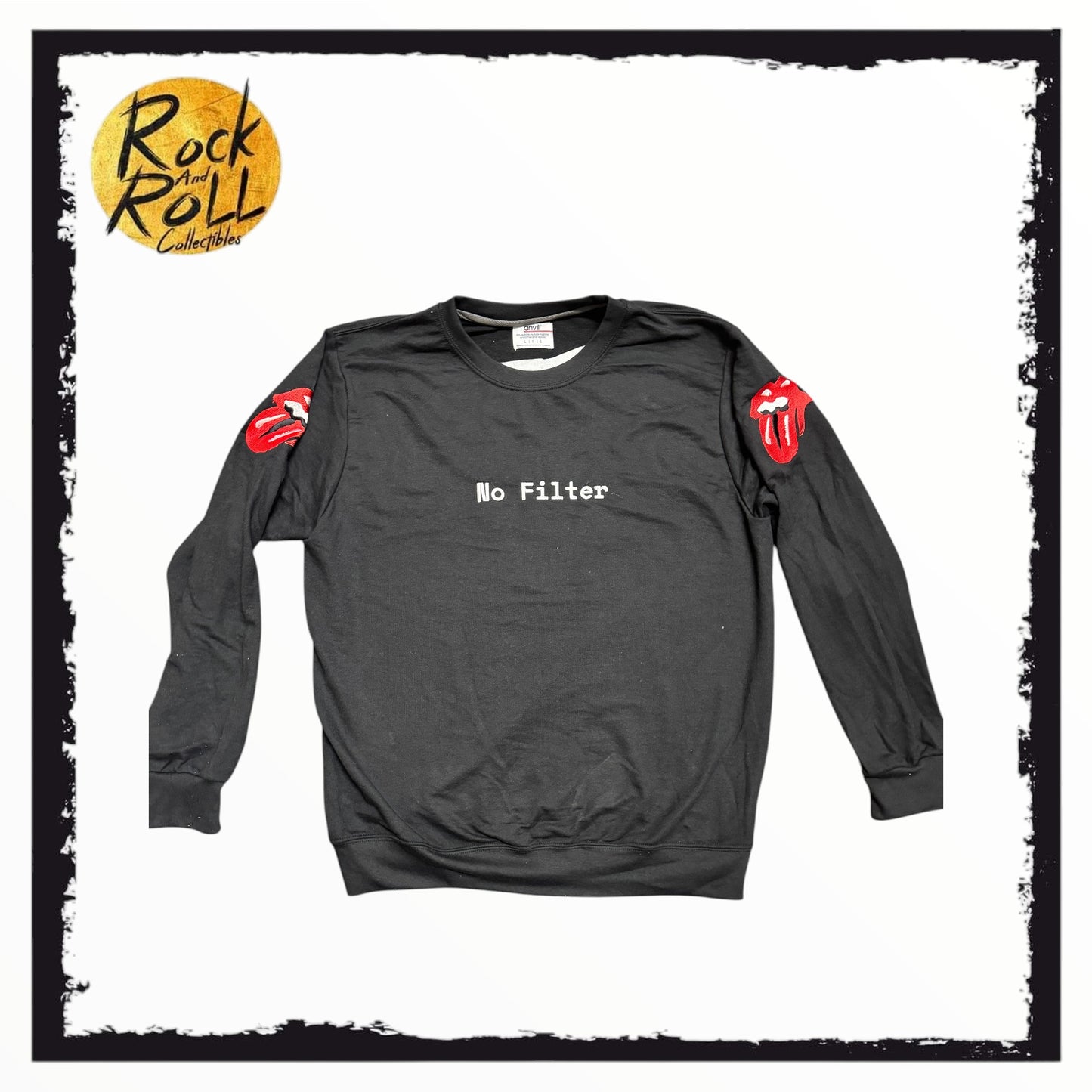 Rolling Stones "No Filter" Black Sweatshirt