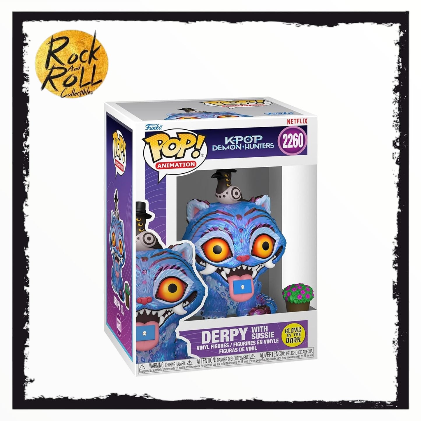 Derpy With Sussie #2260 (Glows In The Dark) Funko Pop! - KPop Demon Hunters