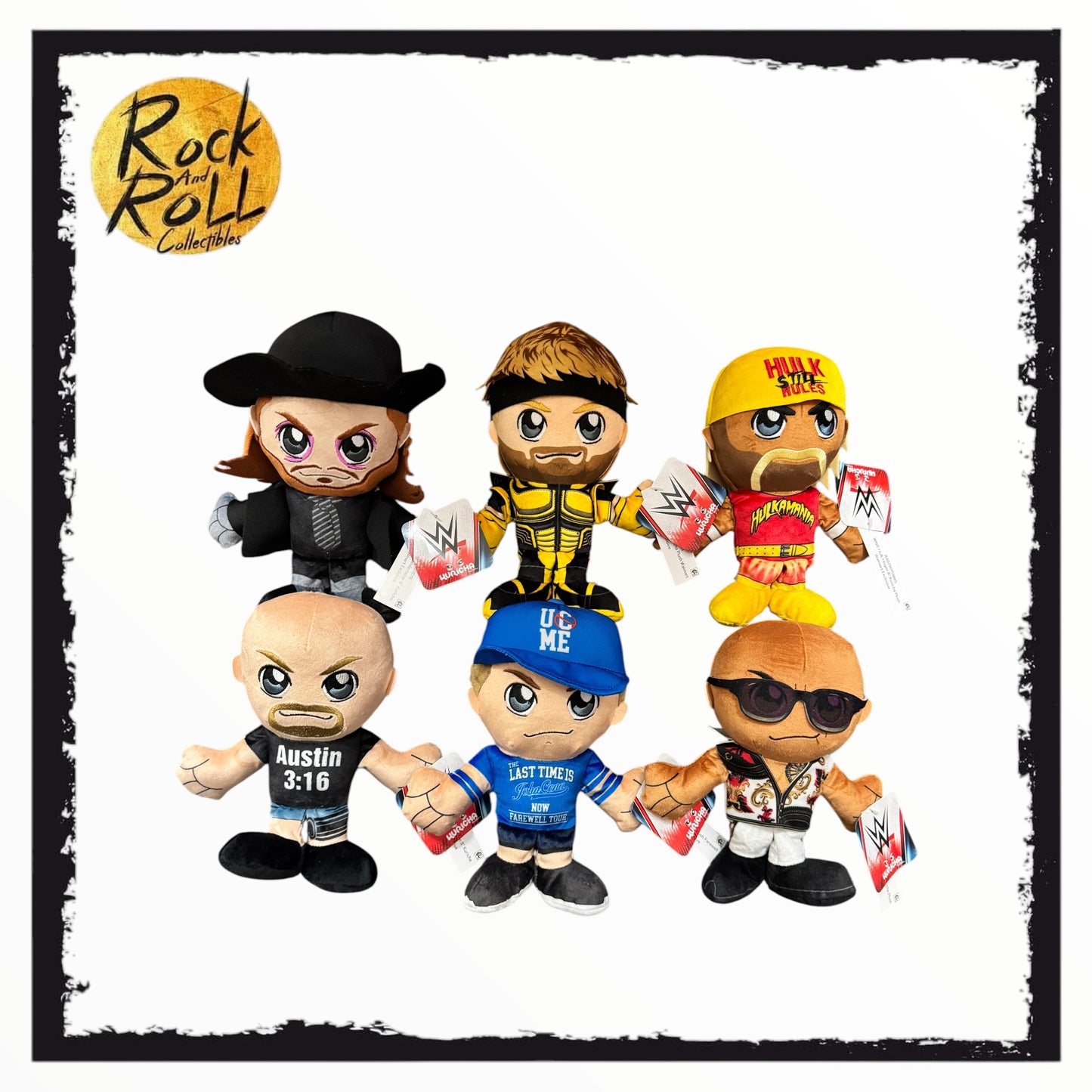 WWE Bleacher Creatures Kiricha Plush Assorted (Choose Your Wrestler)
