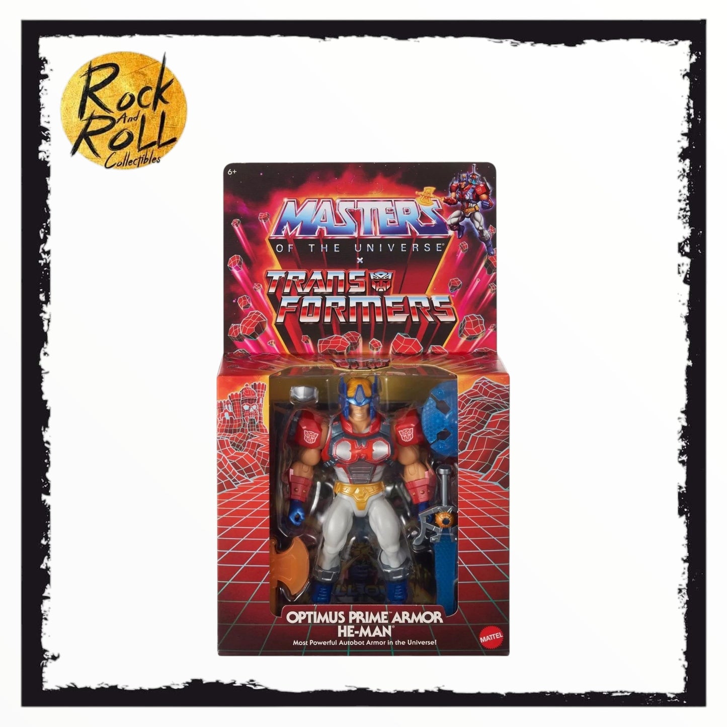Masters of the Universe x Transformers Optimus Prime Armor He-Man US Import