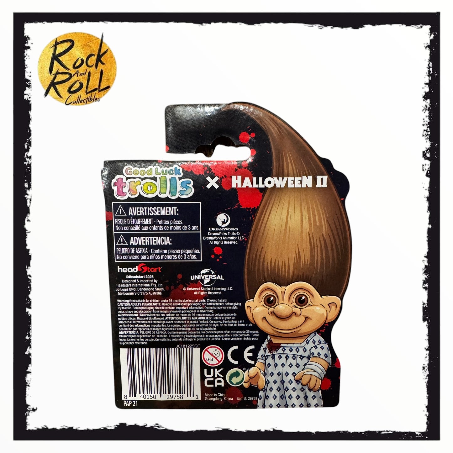 Good Luck Trolls x Halloween II - Laurie Strode 2.25" Doll