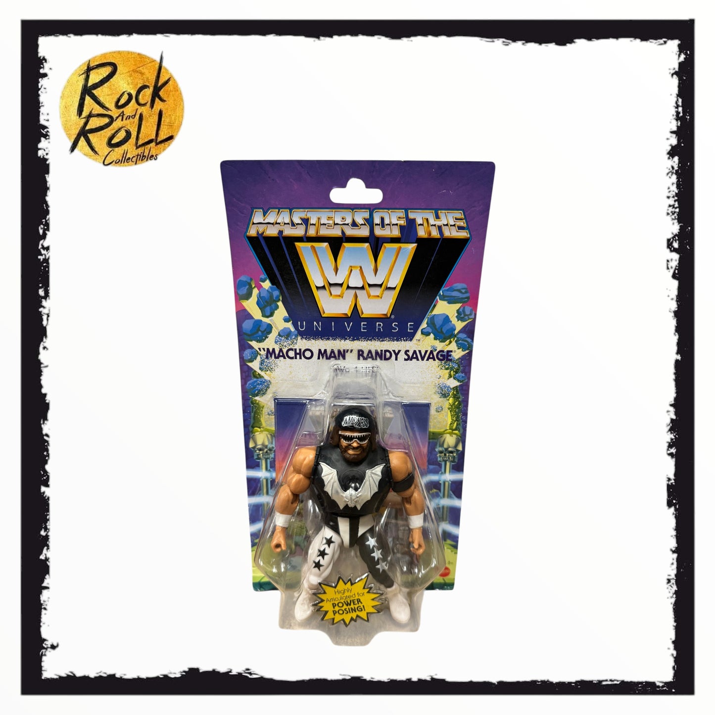 Not Mint Card - Masters of the WWE Universe - "Macho Man" Randy Savage