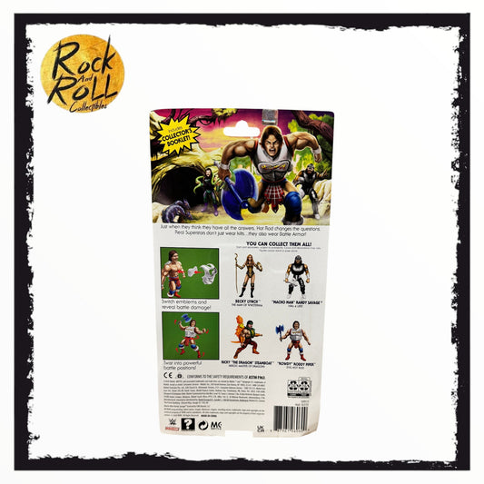 Not Mint Card - Masters of the WWE Universe - "Rowdy" Roddy Piper