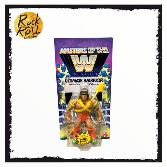 Not Mint Card - Masters of the WWE Universe - Ultimate Warrior