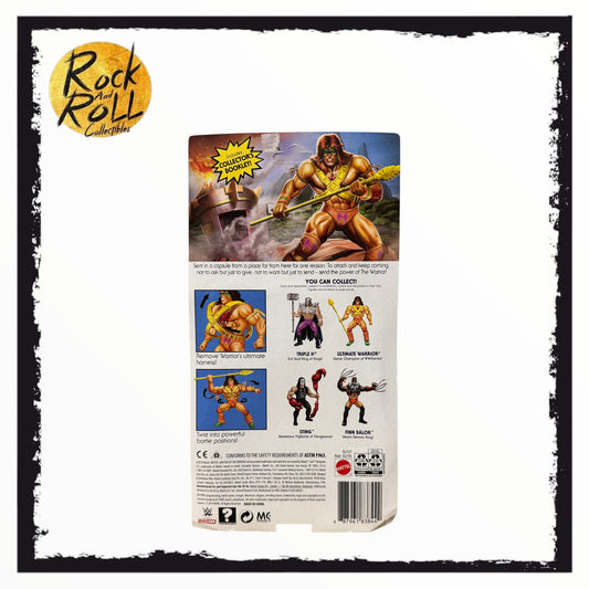 Not Mint Card - Masters of the WWE Universe - Ultimate Warrior