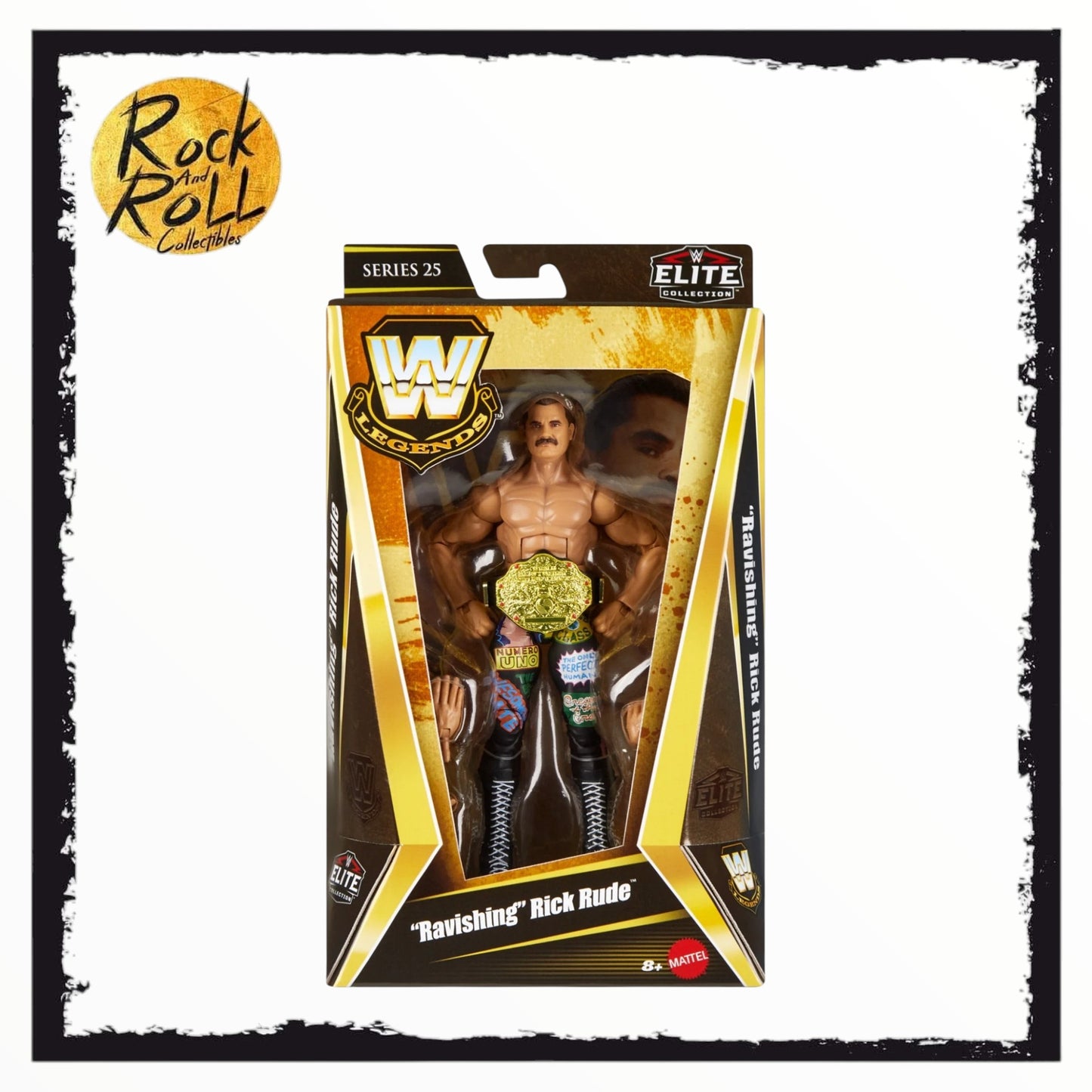 WWE Elite Legends Series 25 "Ravishing" Rick Rude US Import