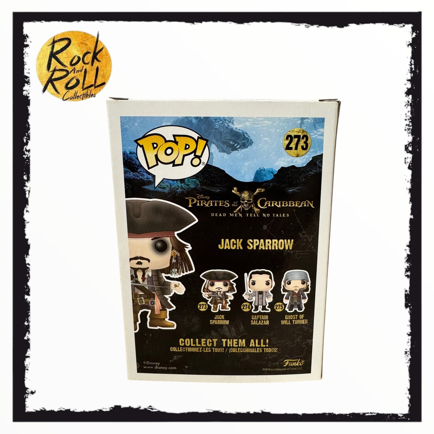 Pirates of the Caribbean - Jack Sparrow Funko Pop! #273 Condition 8/10
