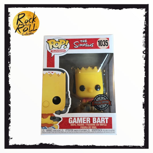 The Simpsons - Gamer Bart Funko Pop! #1035 Special Edition