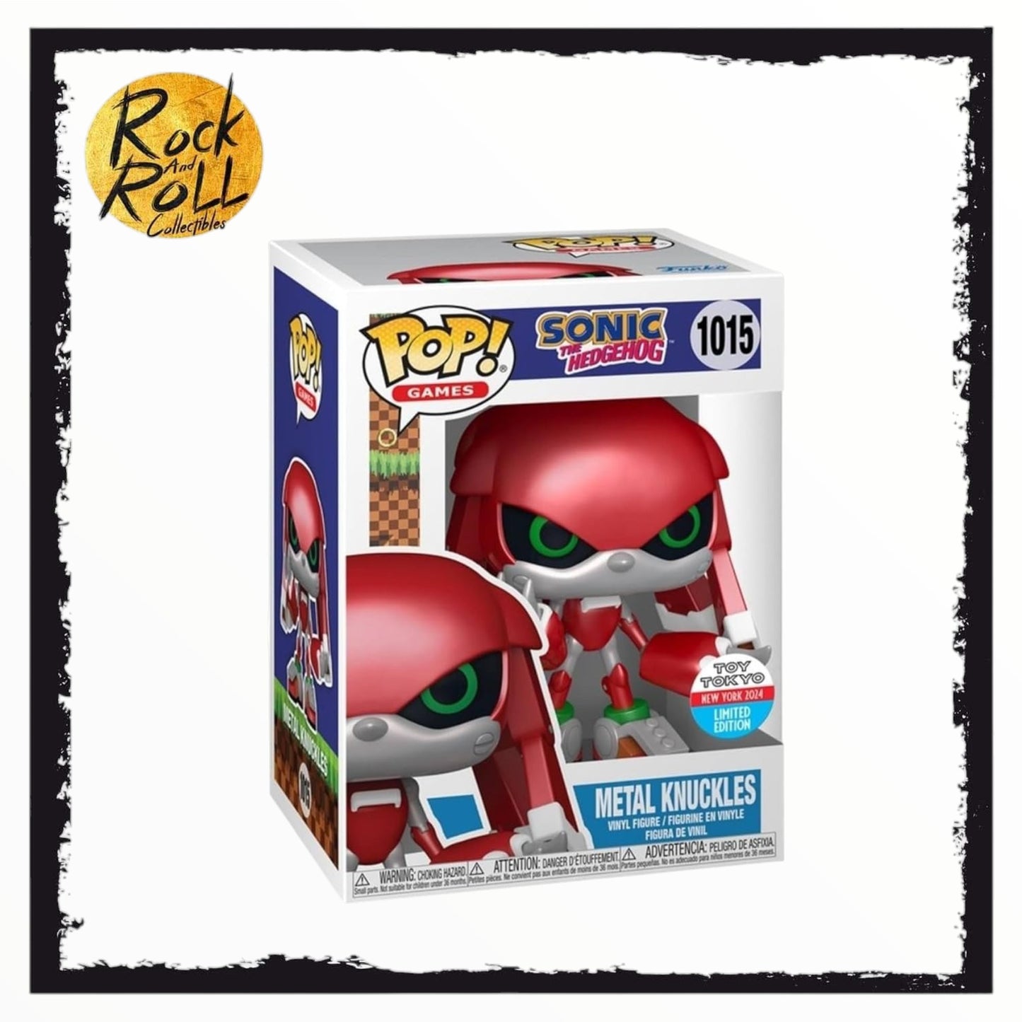 Sonic The Hedgehog - Metal Knuckles Funko Pop! #1015 Toy Tokyo New York 2024 LE