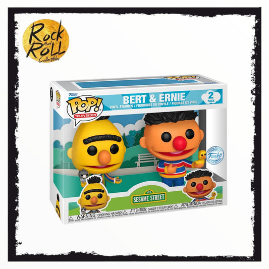 Sesame Street - Bert & Ernie Funko Pop! 2 Pack Special Edition