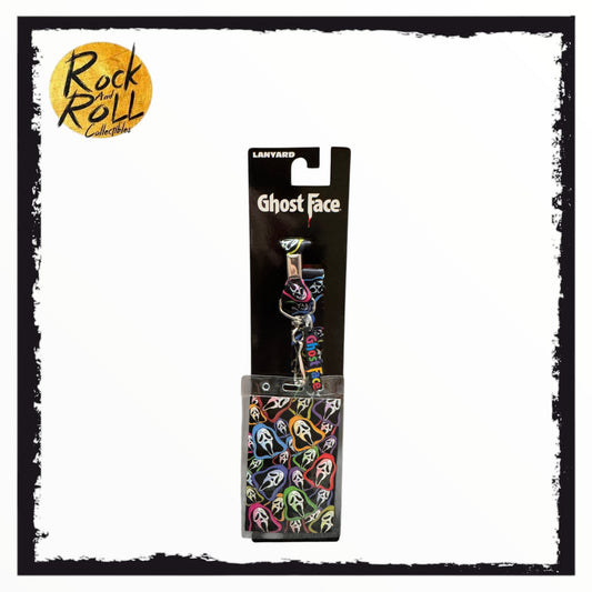 Surreal Entertainment - Horror Lanyard w/Keychain - Ghost Face AOP US Import