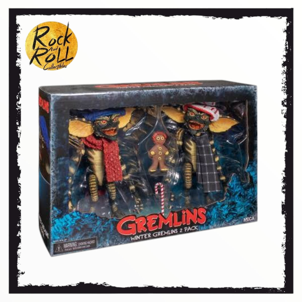 NECA Gremlins 7” Christmas Carol Winter Scene 2-Pack Set 1