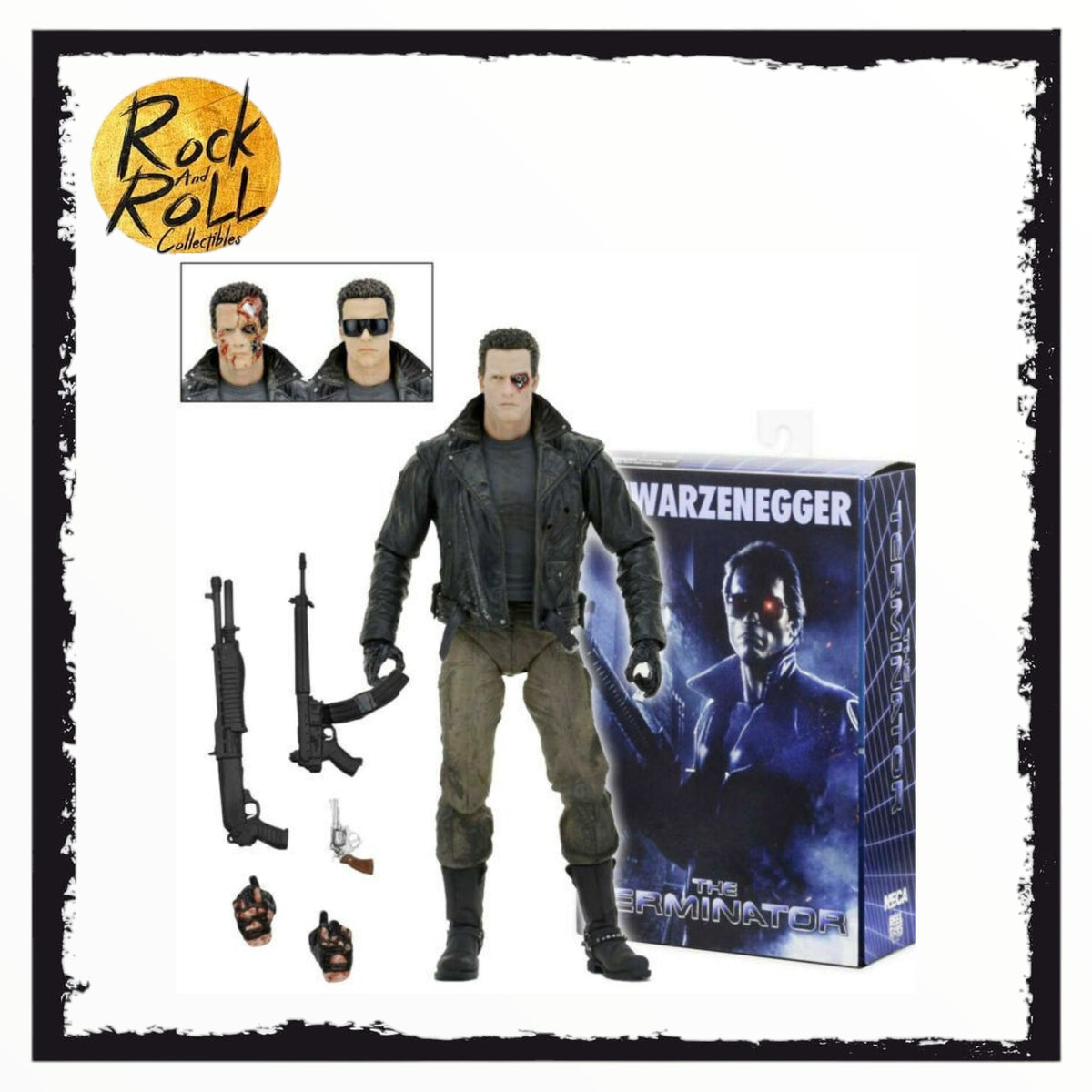 NECA Terminator Ultimate T800 Police Station Assault 7” Action Figure