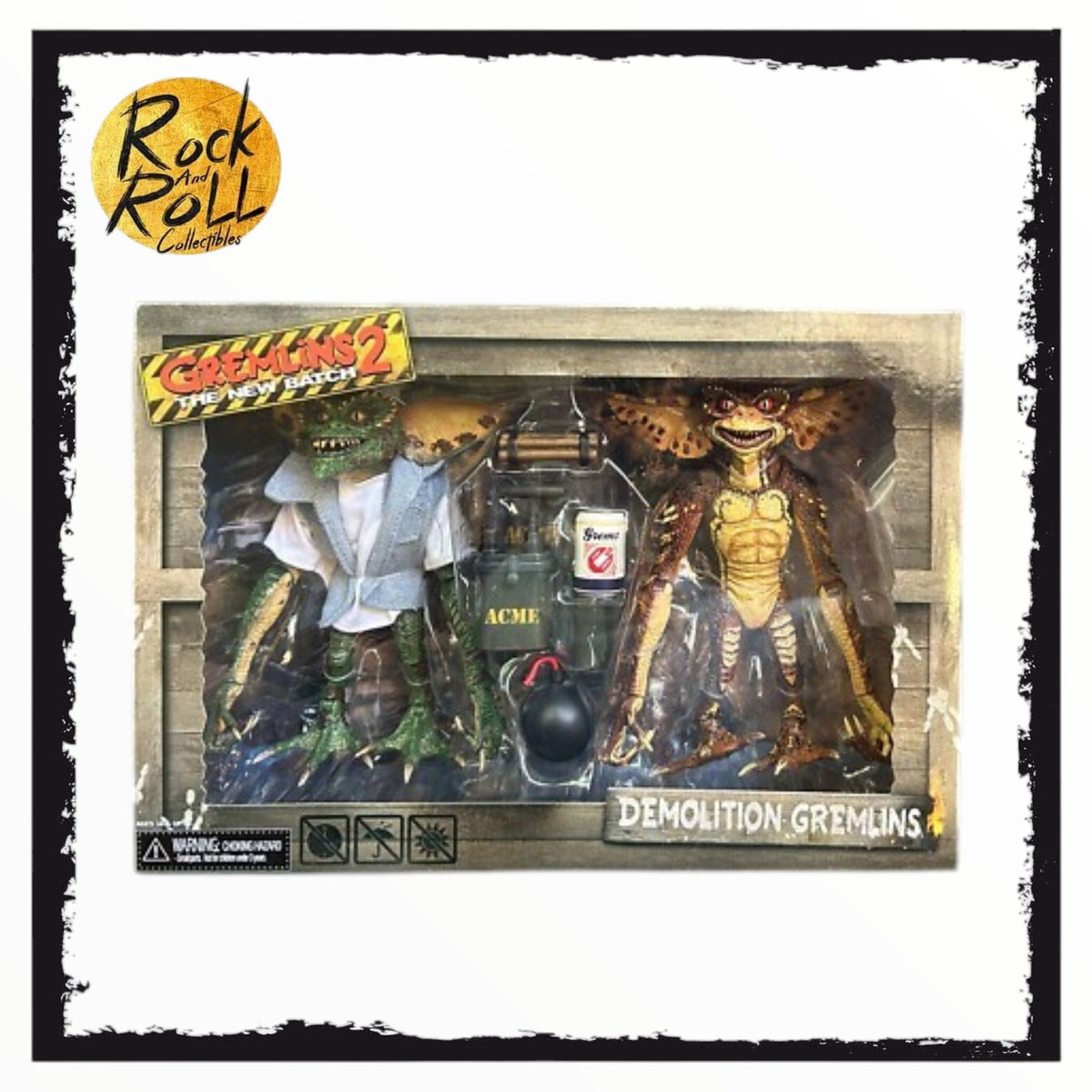 NECA Gremlins Ultimate Demolition Gremlin 2-Pack (Gremlins 2) 7” Action Figure