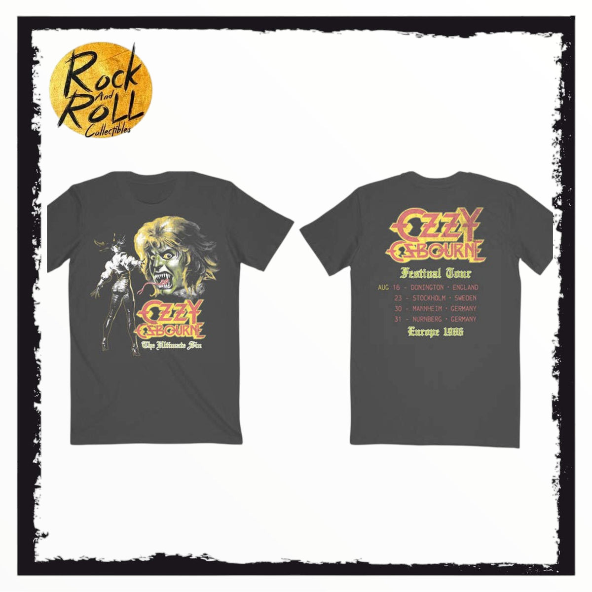 Ozzy Osbourne Unisex T-Shirt: Ultimate Remix (Back Print) | Official Licensed Merch