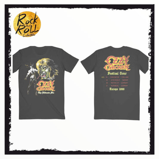 Ozzy Osbourne Unisex T-Shirt: Ultimate Remix (Back Print) | Official Licensed Merch