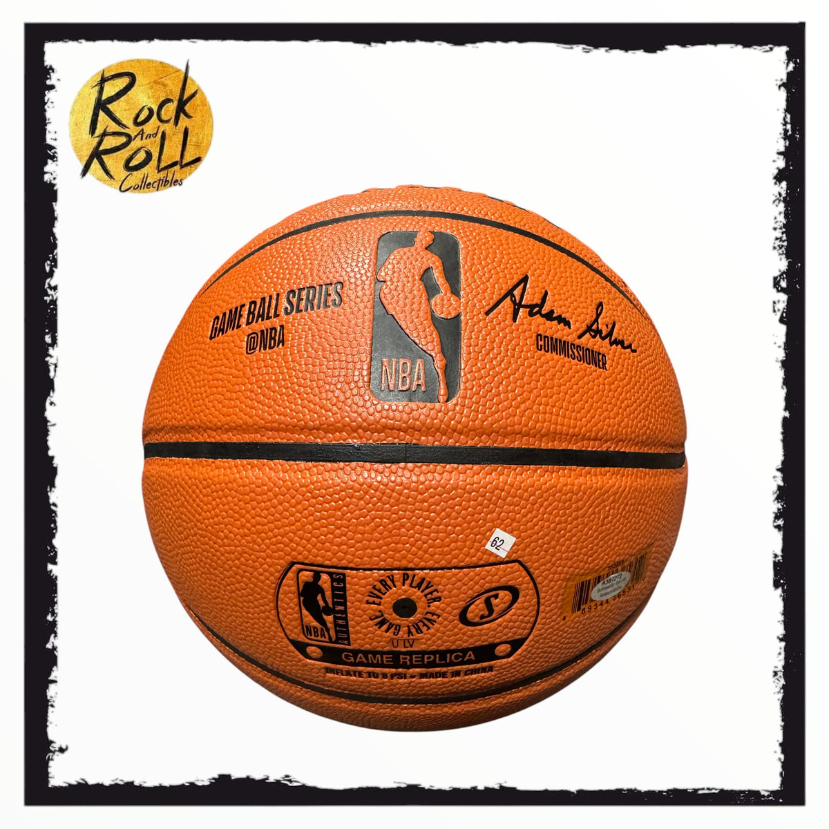 Shawn Kemp Signed Seattle Supersonics Logo Game Series Replica Basketball