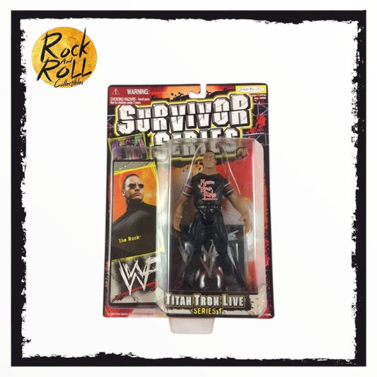 WWF Jakks Pacific Survivor Series 1 Titon Tron Live The Rock