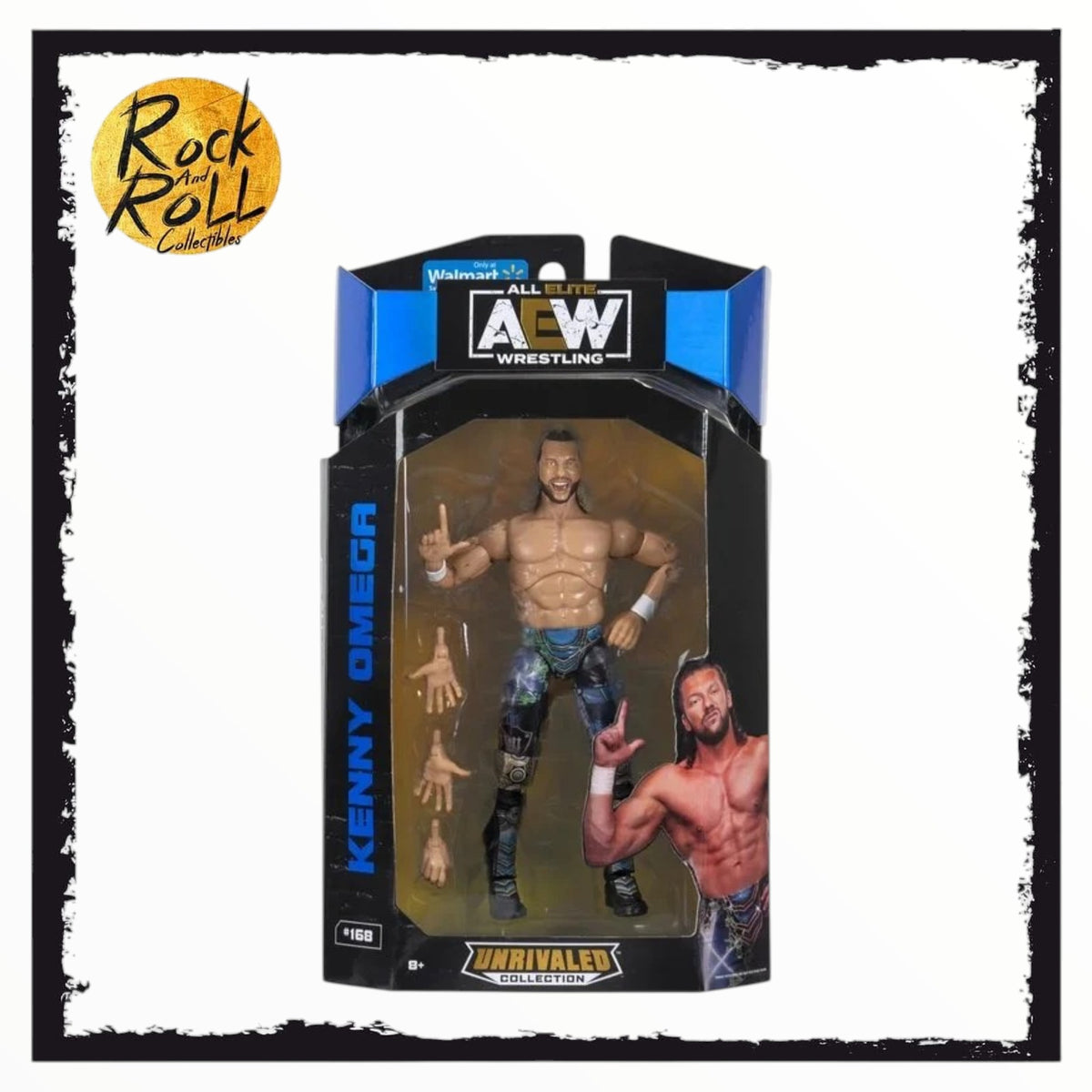 AEW Unrivaled Collection Kenny Omega #168 Walmart Exclusive