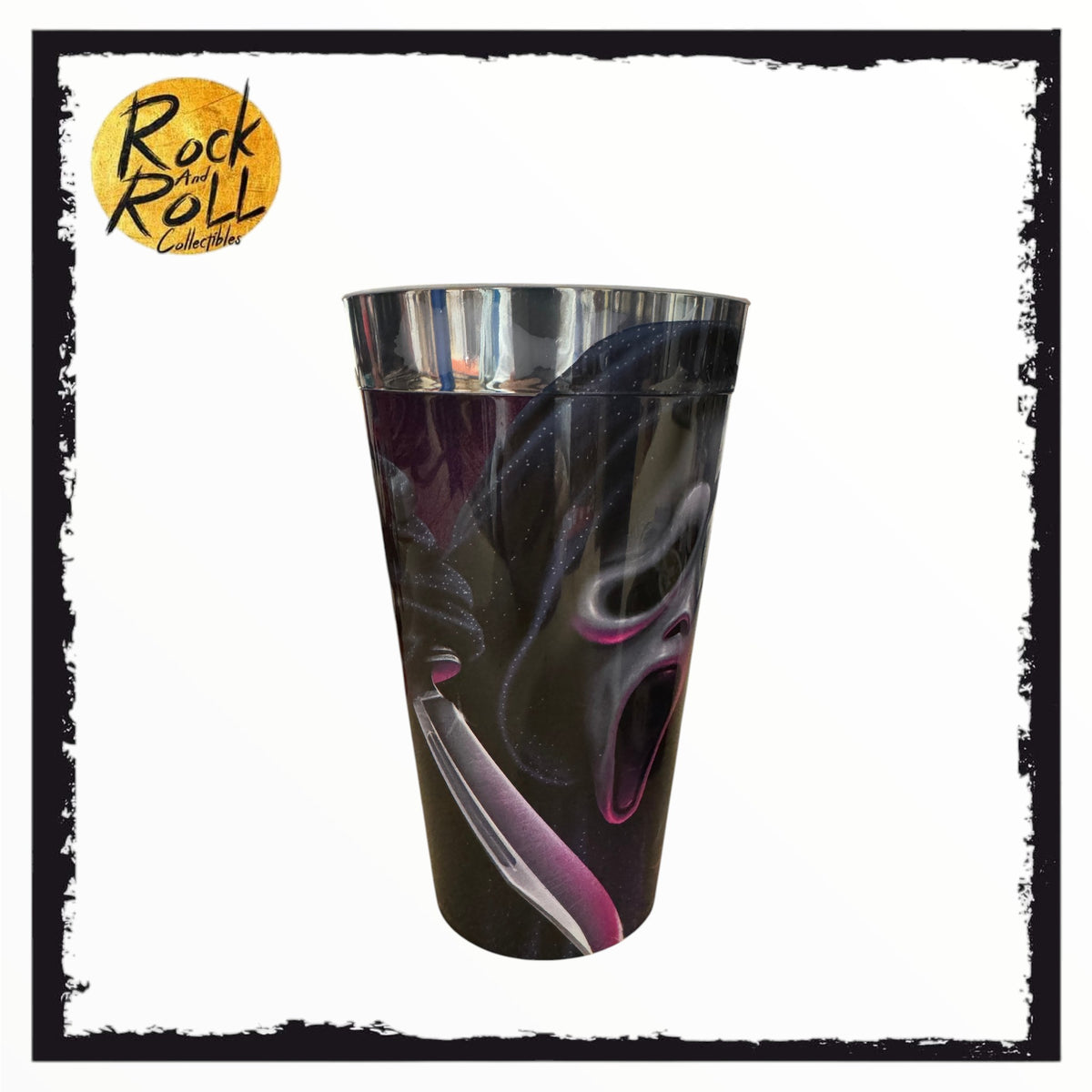 Spirit Halloween - Ghost Face Reusable Plastic Souvenir Cup 22oz