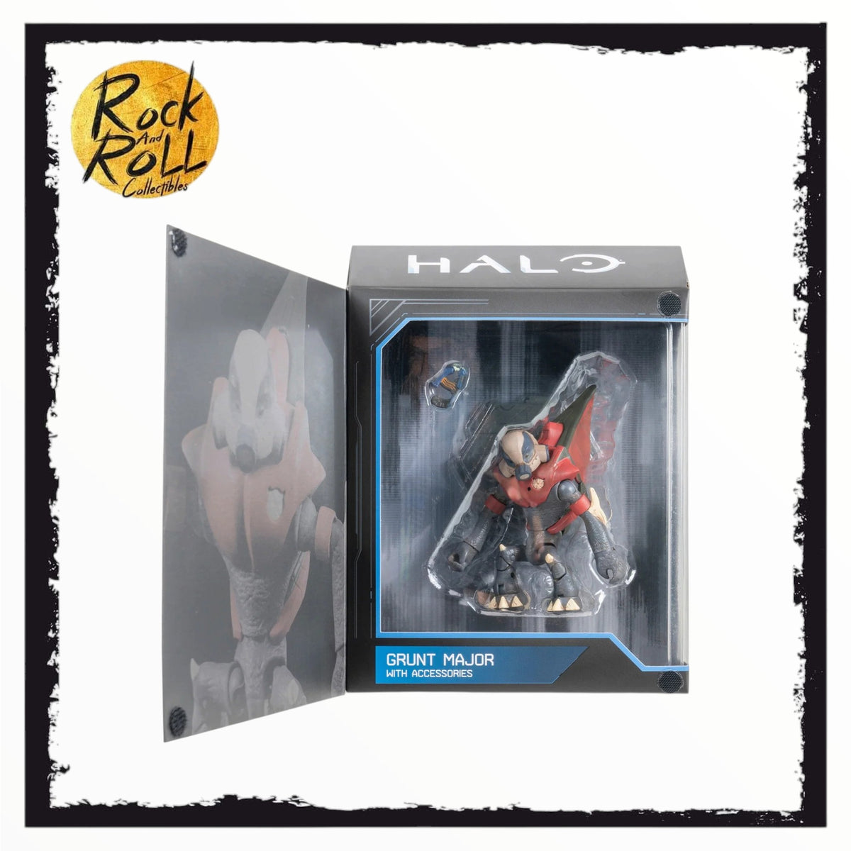 Halo Grunt Major - Deluxe 4-Inch Articulated Figure with Plasma Pistol Jazwares Vault Limited Edition US Import