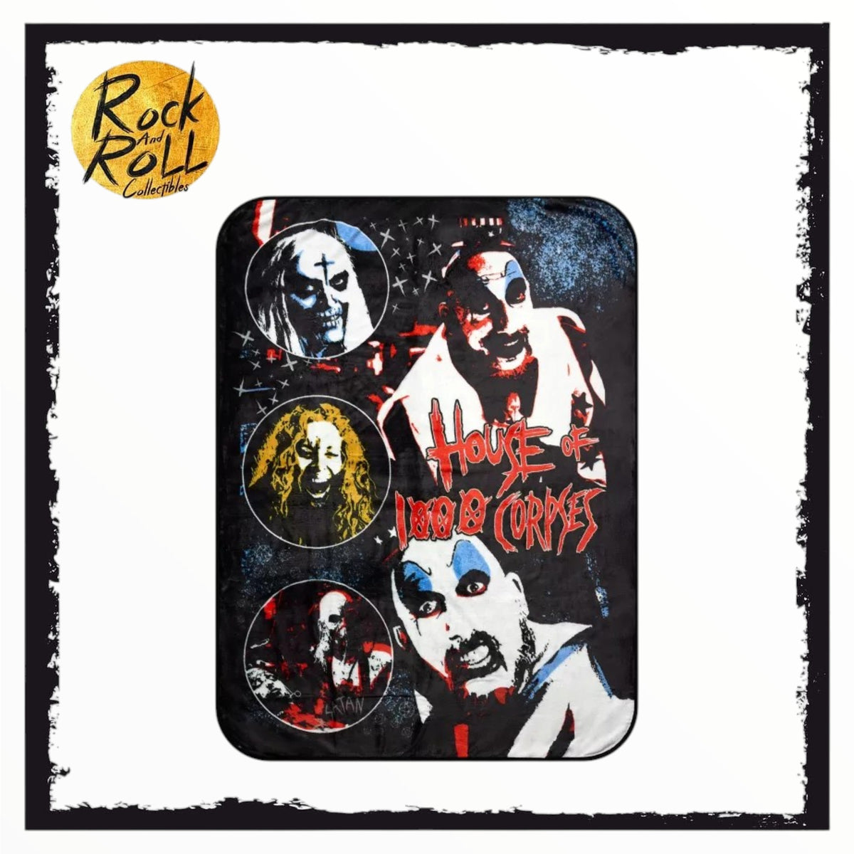 Spirit Halloween House of 1000 Corpses Throw Fleece Blanket 45x60in