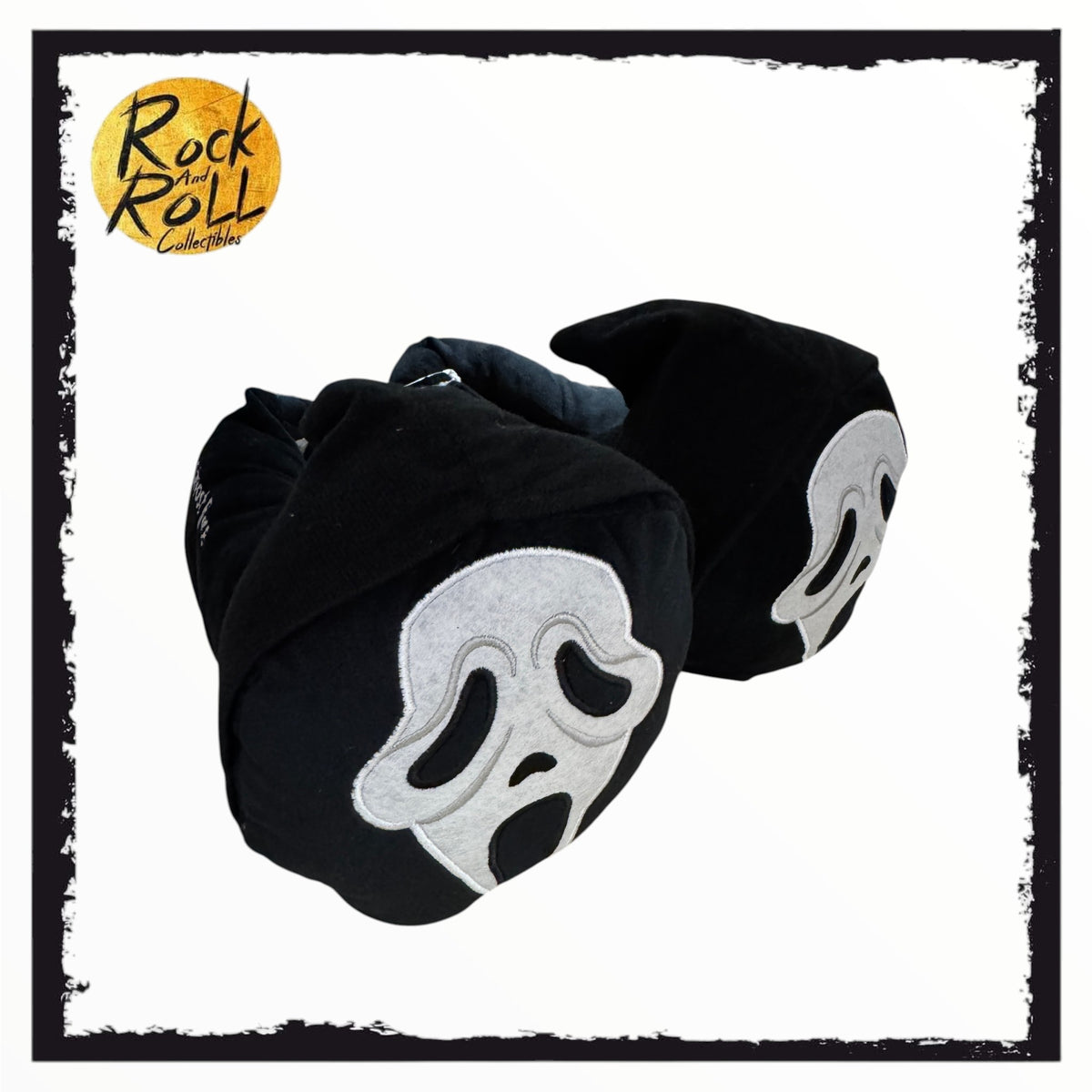 Sream Ghost Face Mask Plush Slippers US Import