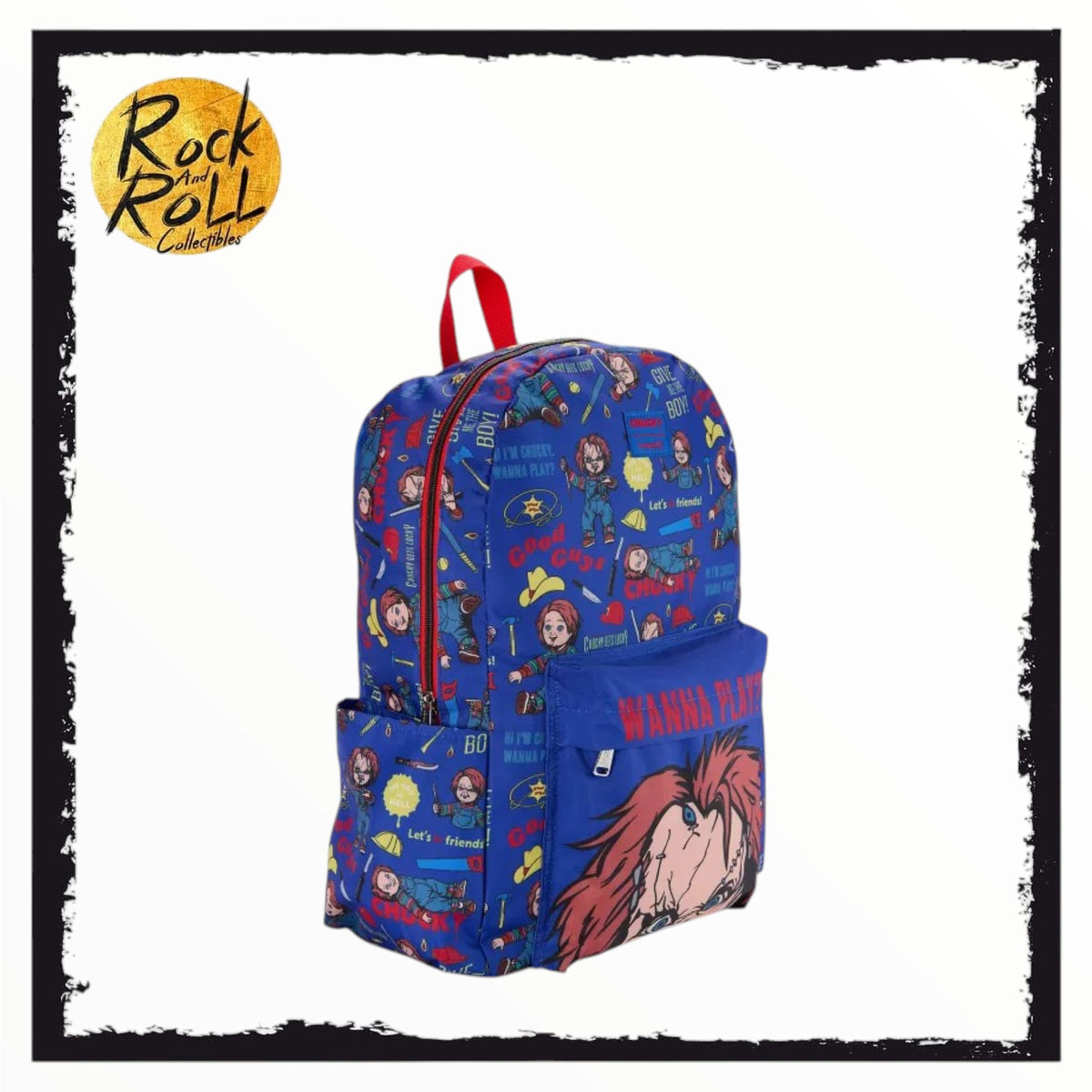 Spencers - Loungefly Chucky "Wanna Play?" Backpack US Import