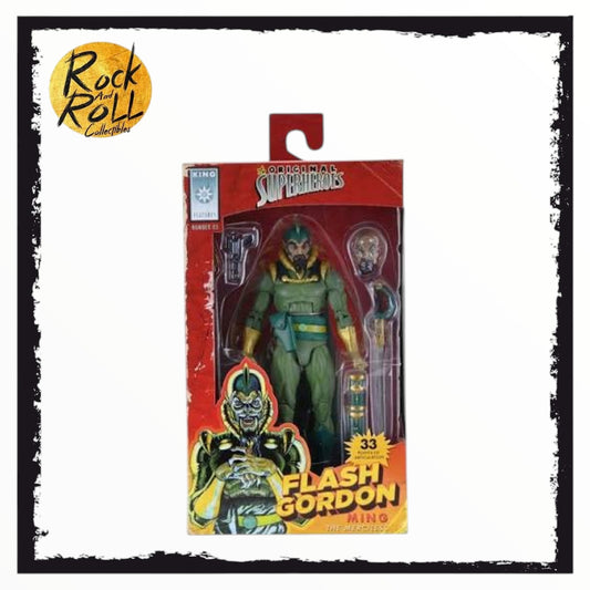 NECA The Original Superheroes - Flash Gordon Ming the Merciless Action Figure US Import