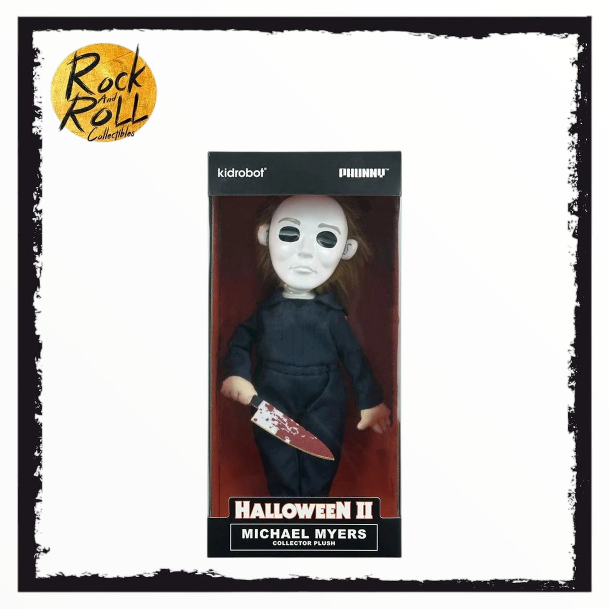 KidRobot Phunny Collector Vinyl Face Plush - Halloween II Michael Myers - US Import