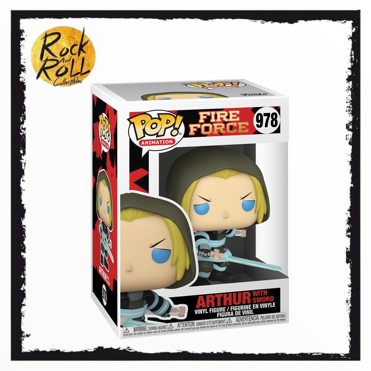 Funko POP! Animation Fire Force Arthur #978 Vinyl Figure
