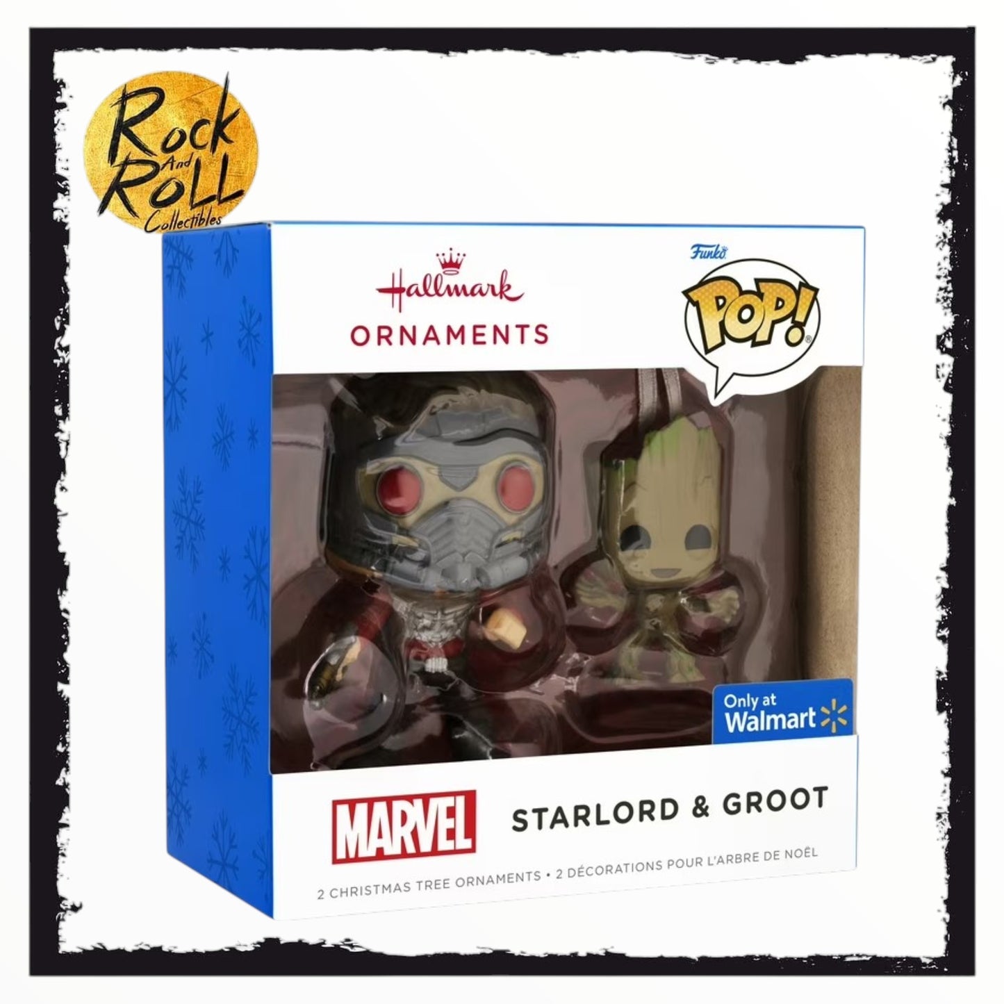Hallmark Ornaments Funko Pop! - Marvel/Starlord & Groot - Walmart Exclusive