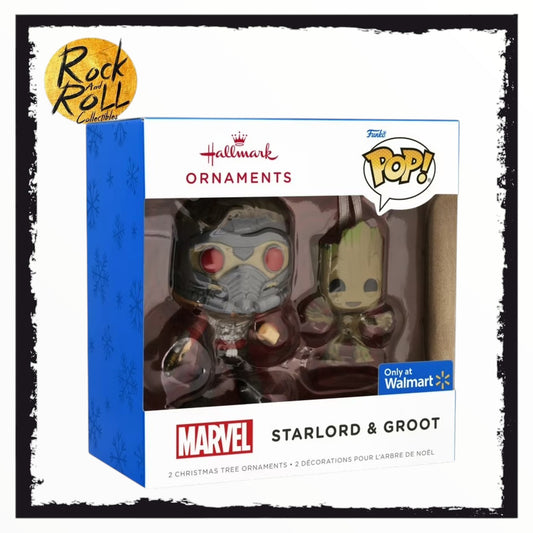 Hallmark Ornaments Funko Pop! - Marvel/Starlord & Groot - Walmart Exclusive