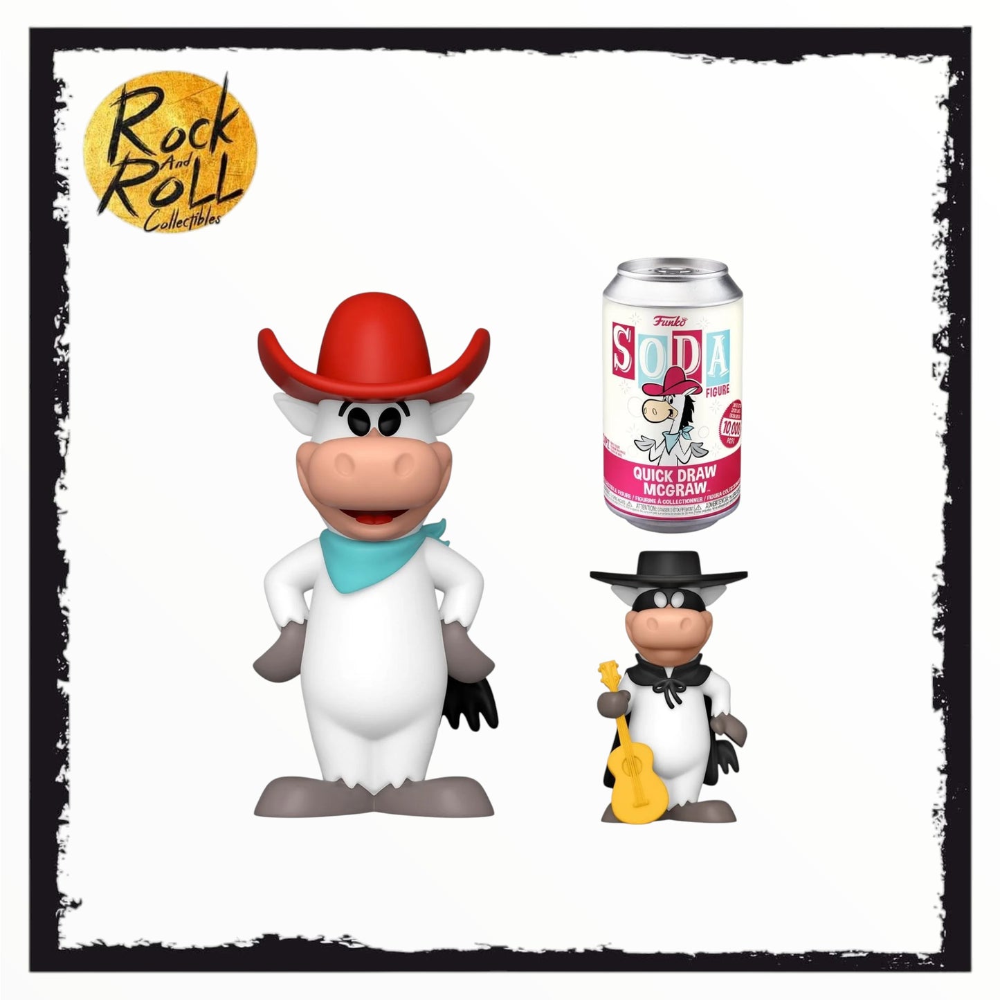 Funko Pop! Soda Set - Quick Draw McGraw Common & Chase Set 10,000pcs *Open*