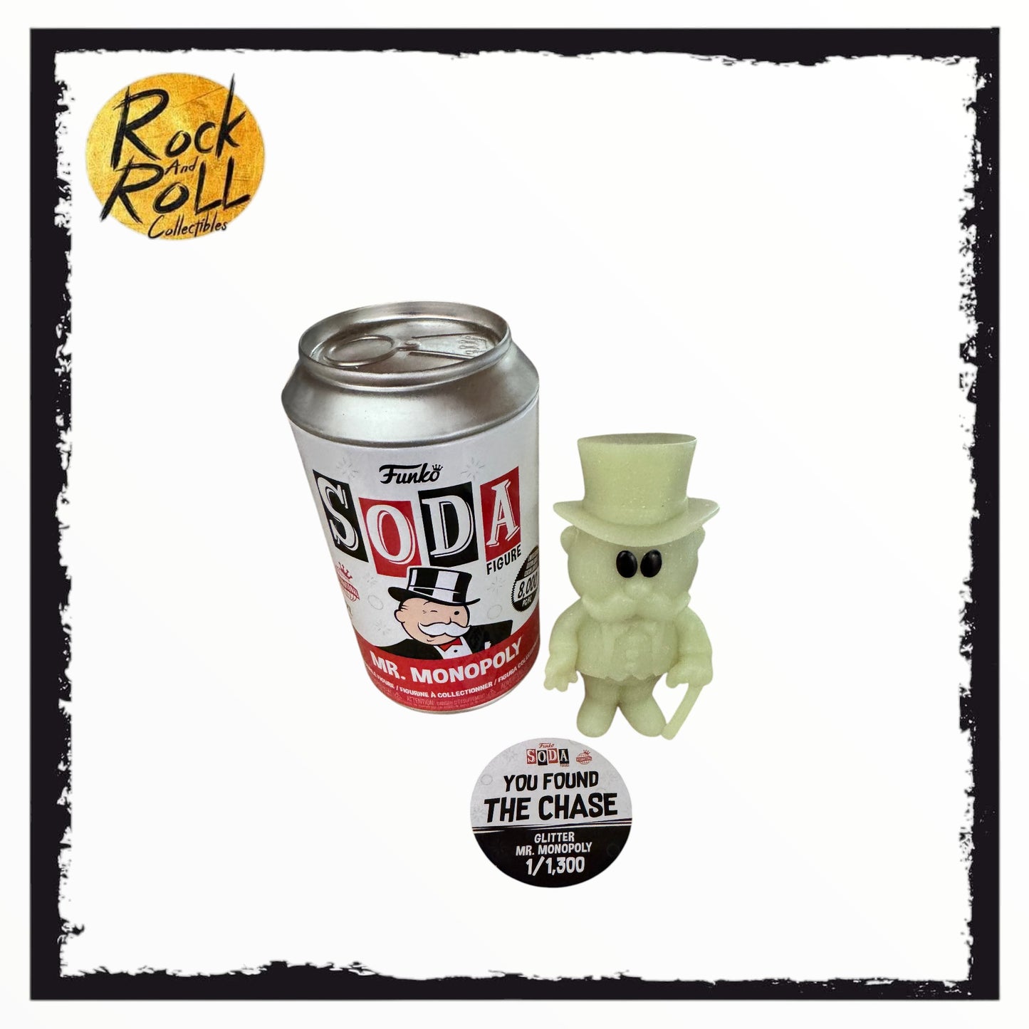 Funko Pop! Soda - Mr. Monopoly Glitter Chase Variant