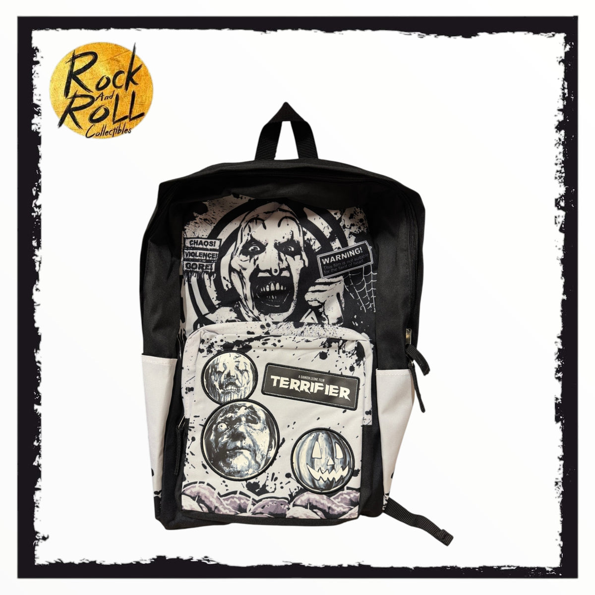 Spencers - Terrifier Black and White Backpack