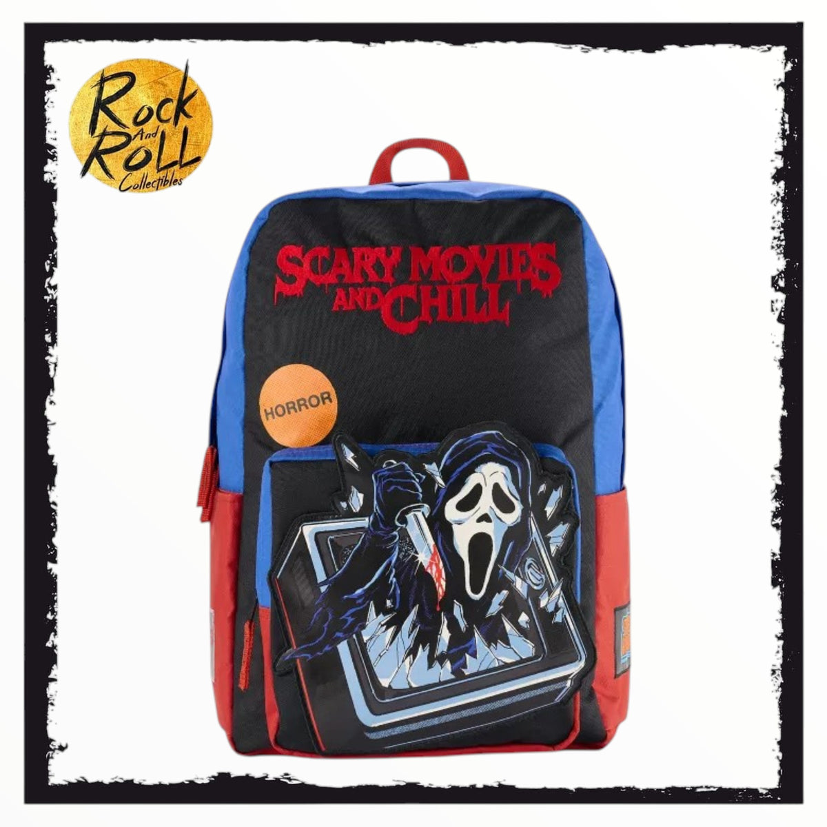 Spencers - Ghost Face "Scary Movies and Chill" Backpack