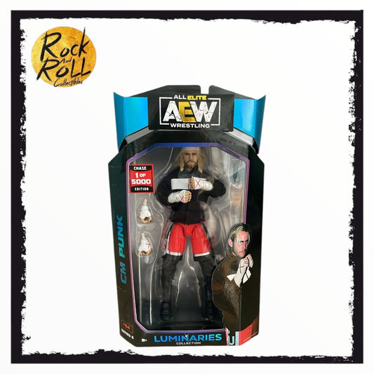 AEW Unmatched Luminaries Collection Series 8 #64 CM Punk 1 of 5000 Chase Edition