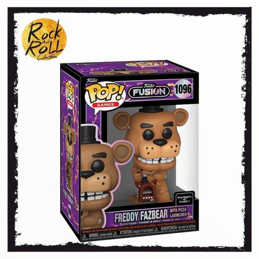 Freddy Fazbear with Pizza Launcher #1096 Funko Pop Funko Fusion - Five Nights at Freddy's