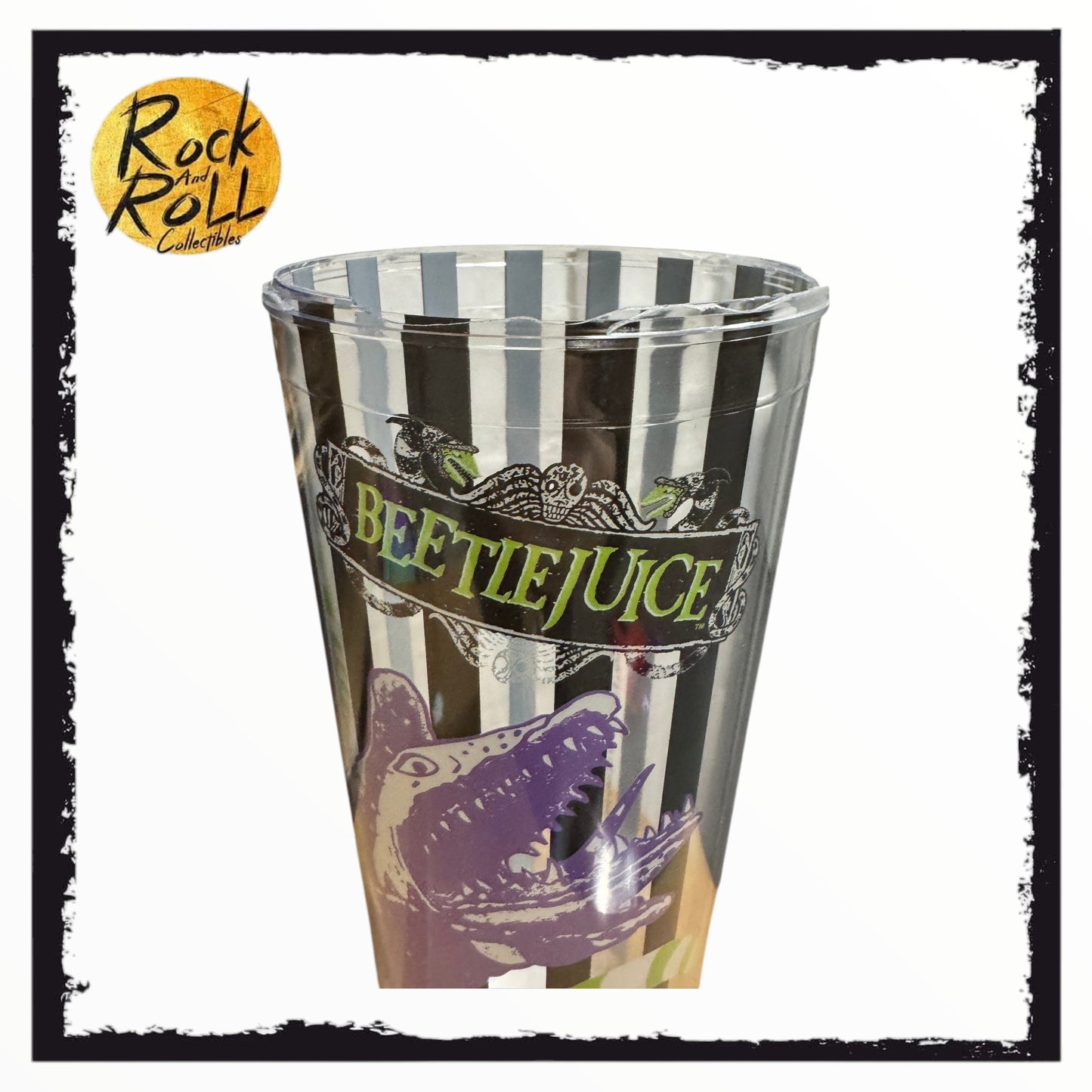 *Broken* Spirit Halloween Beetlejuice Worm 20oz Tumbler