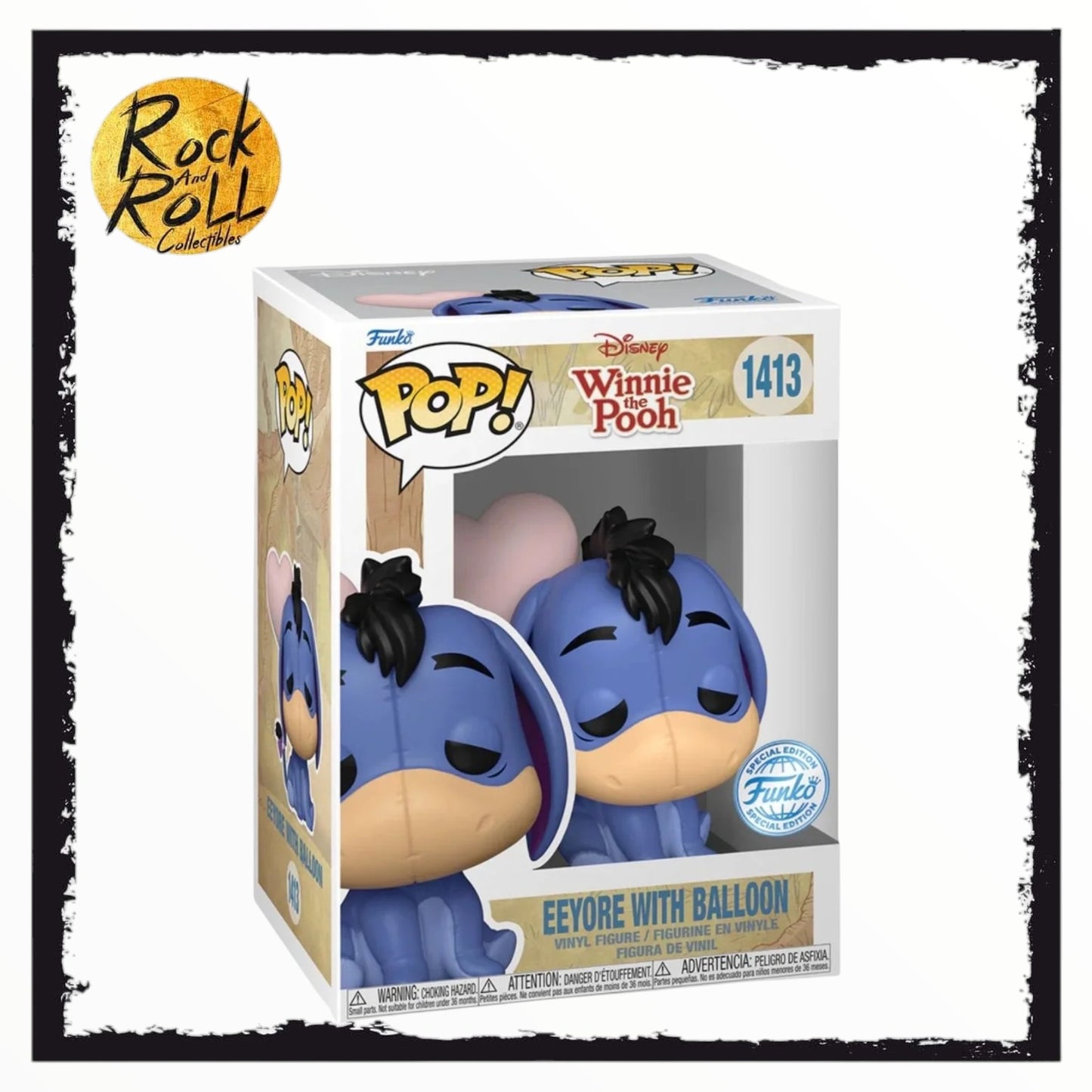 Eeyore with Balloon #1413 Funko Pop! - Disney - Winnie the Pooh - Special Edition