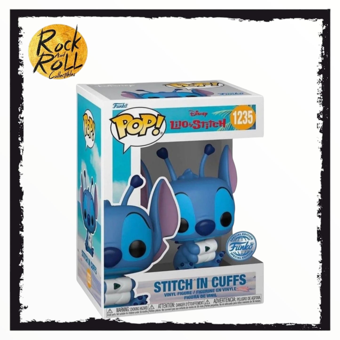 Stitch in Cuffs #1235 Funko Pop! - Lilo & Stitch - Special Edition