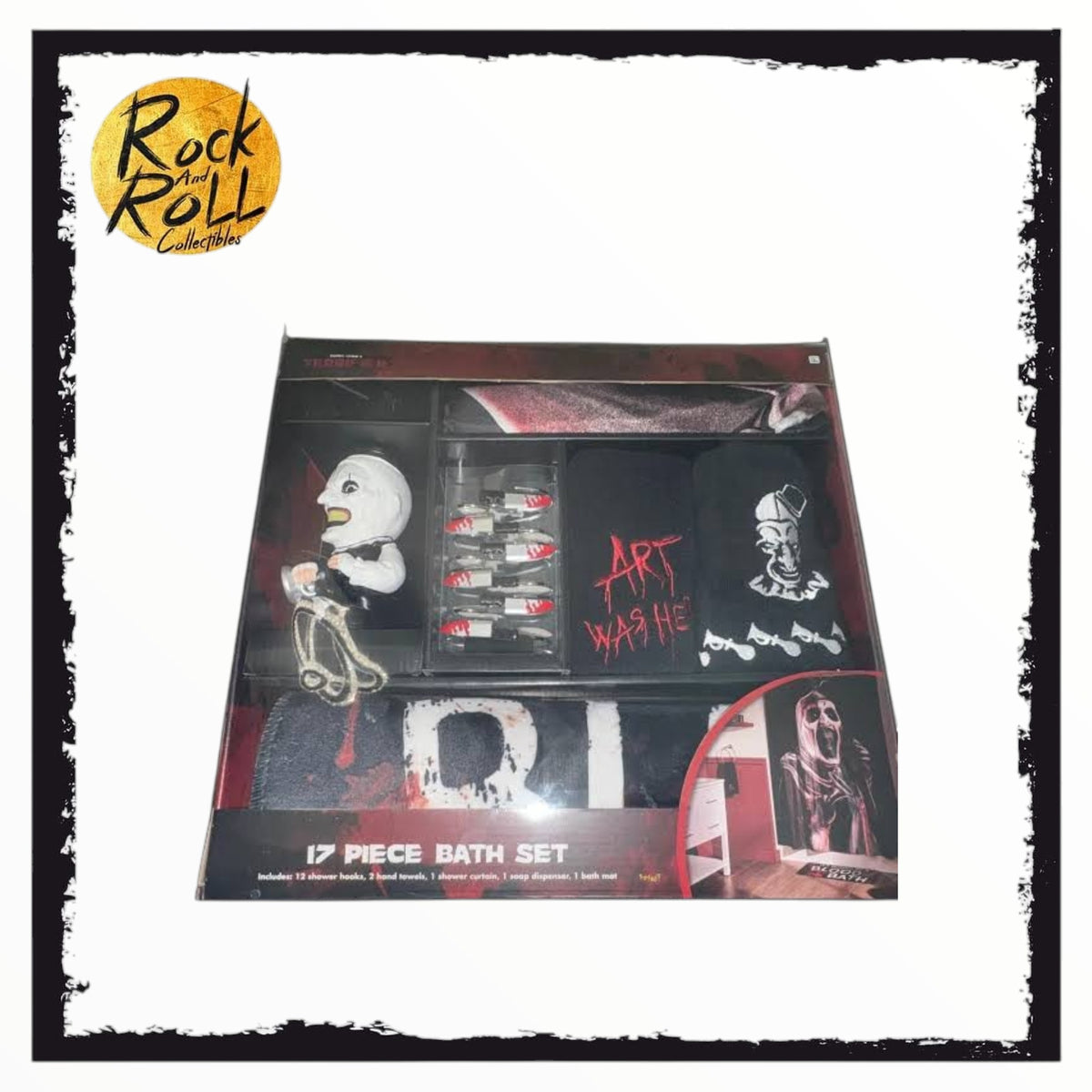 Spirit Halloween - Terrifier 17 Piece Bath Set