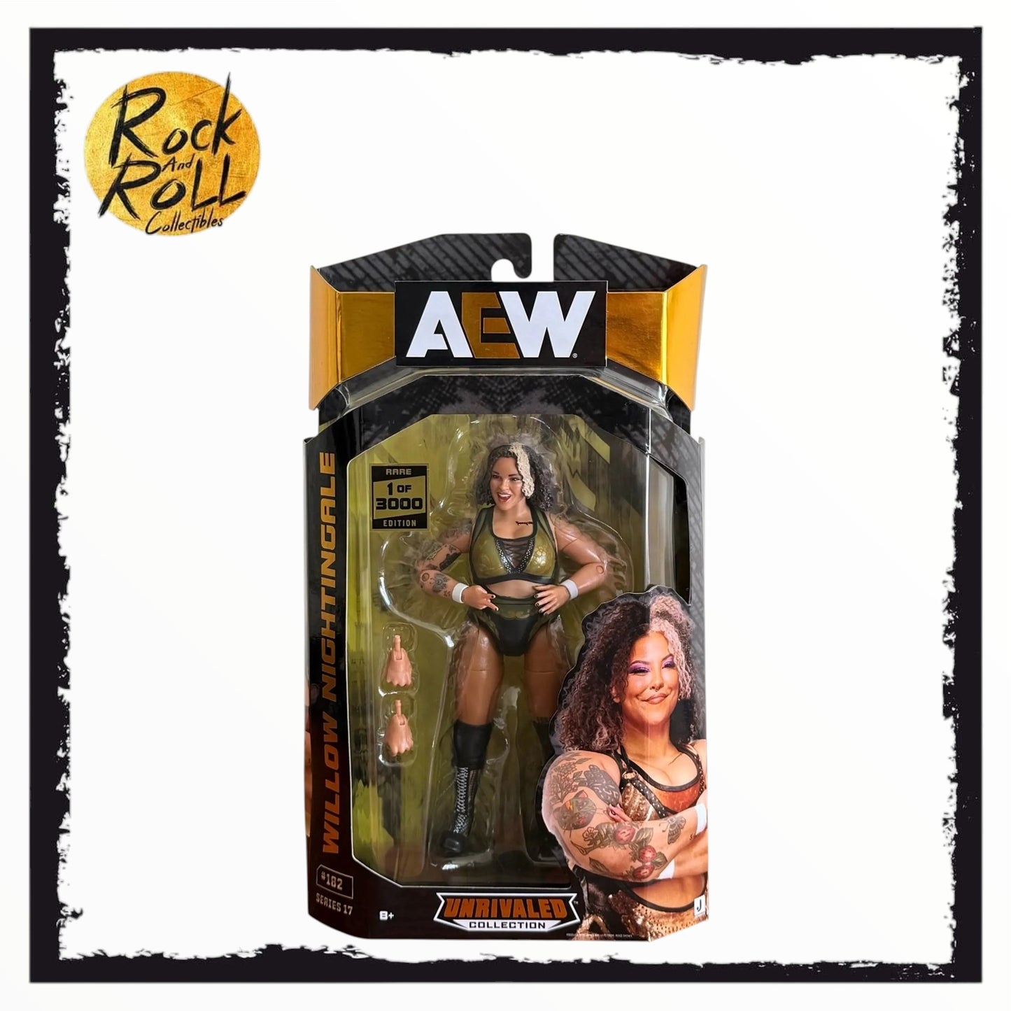 AEW Unrivaled Collection Series 17 #182 Willow Nightingale 1 of 3000 Rare Edition