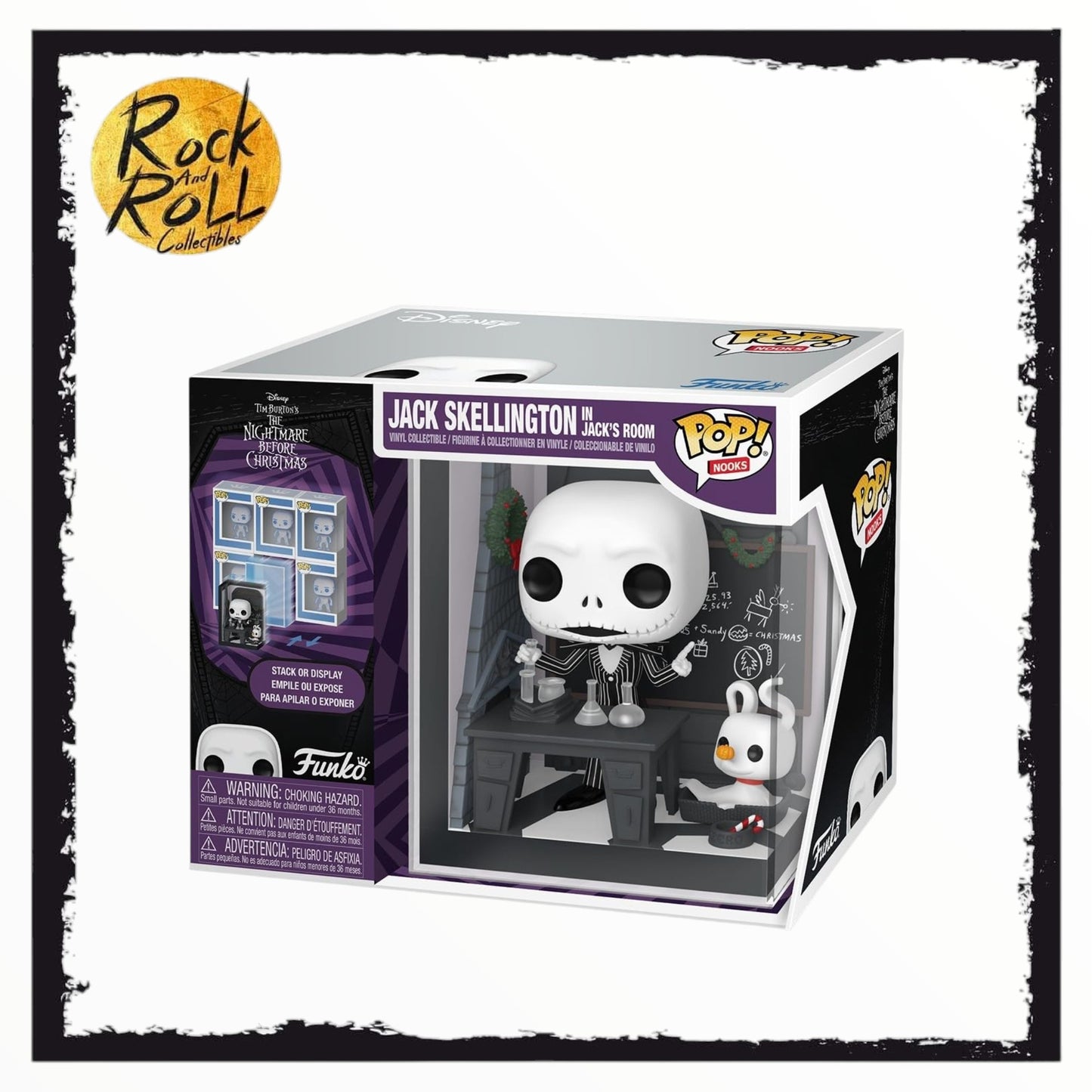 Jack Skellington in Jack's Room Funko Nooks Pop! - The Nightmare Before Christmas